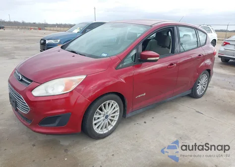 2013 Ford C-Max Hybrid Se from USA, damaged, VIN 1FADP5AU8DL544607